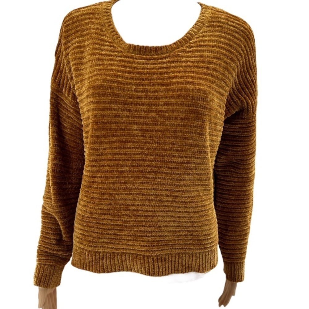 Pink Rose Sweater Gold Size L - Picture 3 of 10